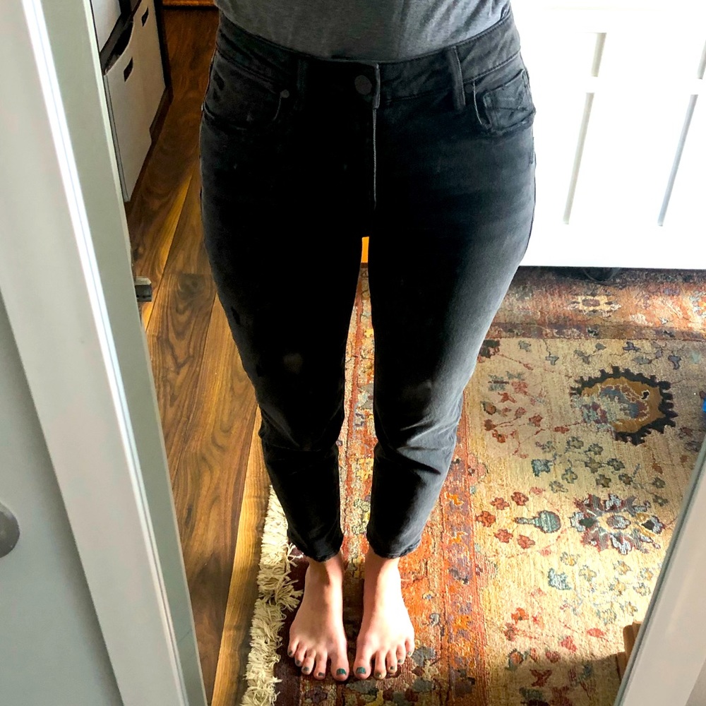 Unpublished Black Cropped Jeans